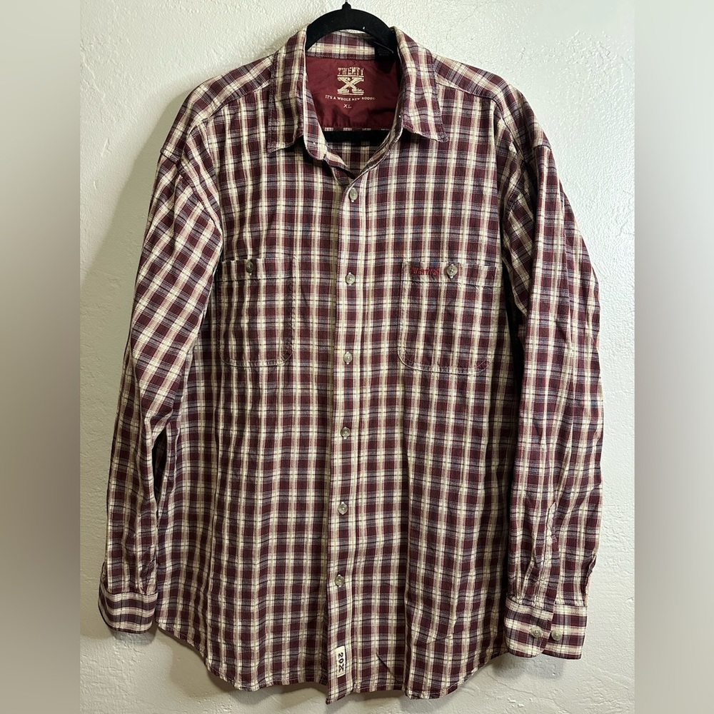 Twenty X Men’s Long Sleeve Button Down-Size XL
